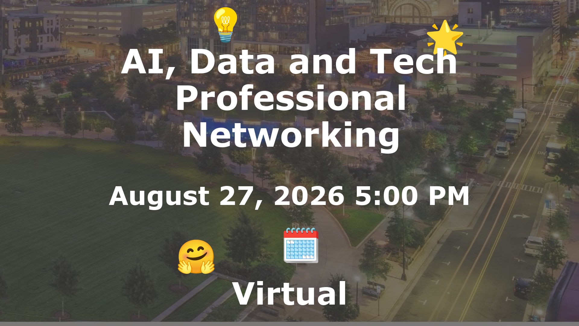 AI, Data and Tech Professional Networking event image